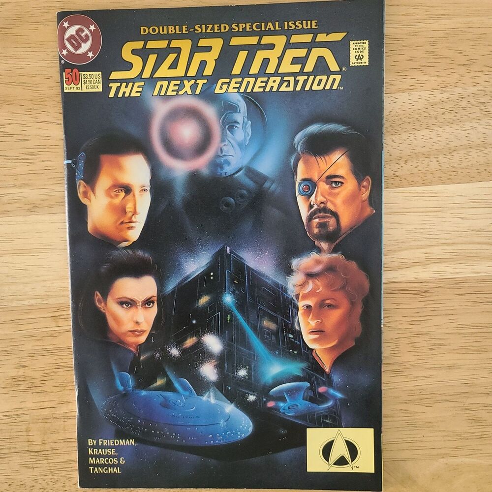 Star Trek The Next Generation #50 DC Comics 1993 Double Sized Special Borg